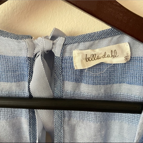 Anthro Bella Dahl 3/4 Sleeve Tie Back Top - Picture 4 of 5